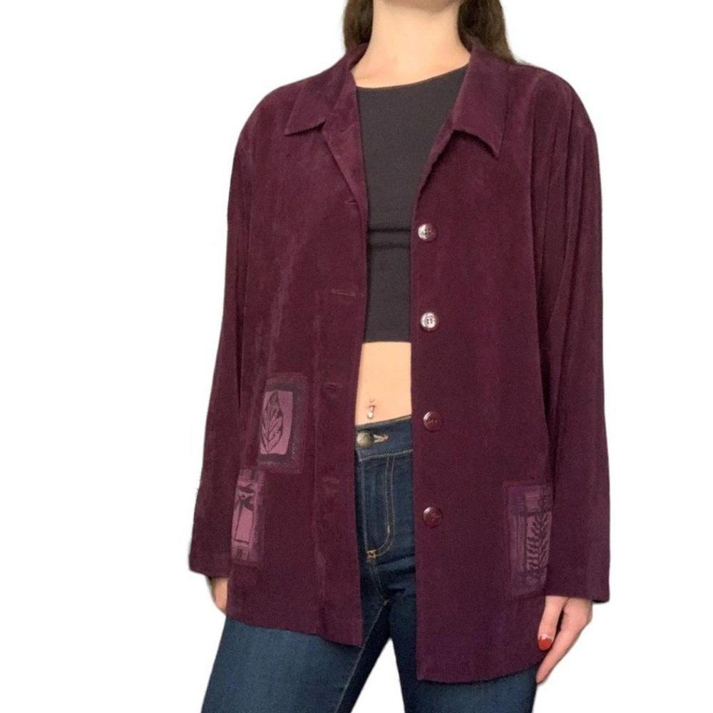Purple Shacket - Picture 3 of 4